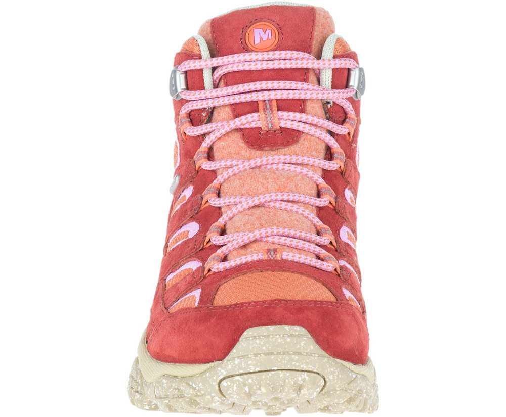 Merrell Støvler Dame - Moab 2 Mid Eco Waterproof X Outdoor Voices - Orange - QOY843501